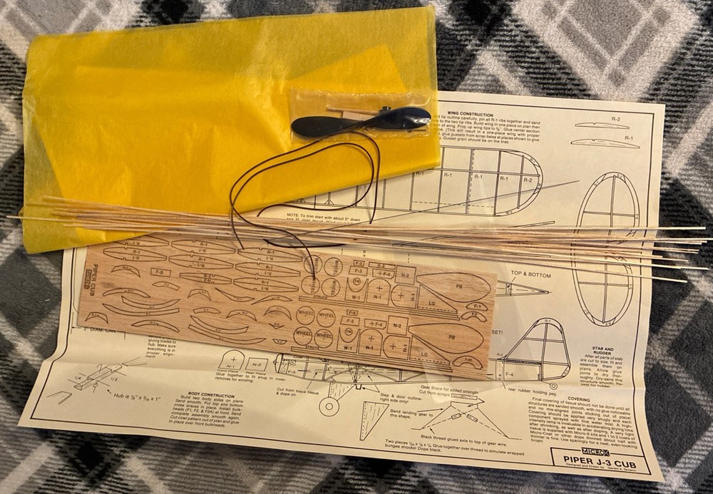 Vintage MicroX Models Piper Cub.
