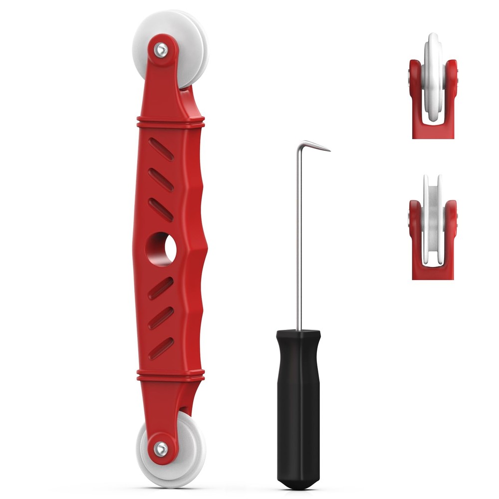 Screen Roller Tool Set with Spline Removal Hook 2pcs Window Screen Roller for