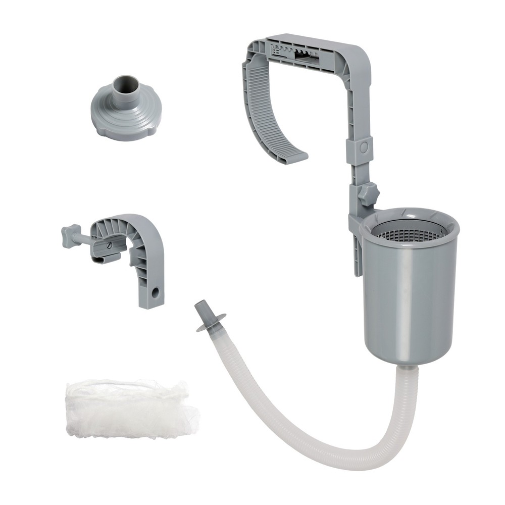Adjustable Pool Skimmer Surface Skimmer for Above Ground Pool, Metal Frame Pool