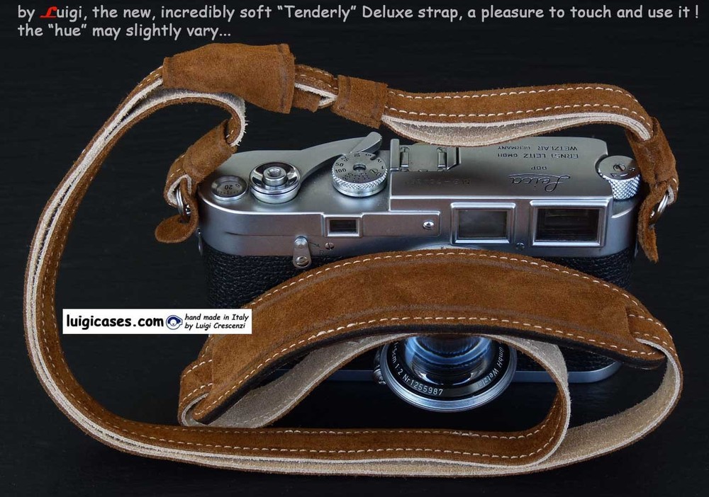 LUIGI TENDERLY DELUXE STRAP,INCREDIBLY SOFT,PADDED,FULLY LINED,ADJUSTABLE LENGTH