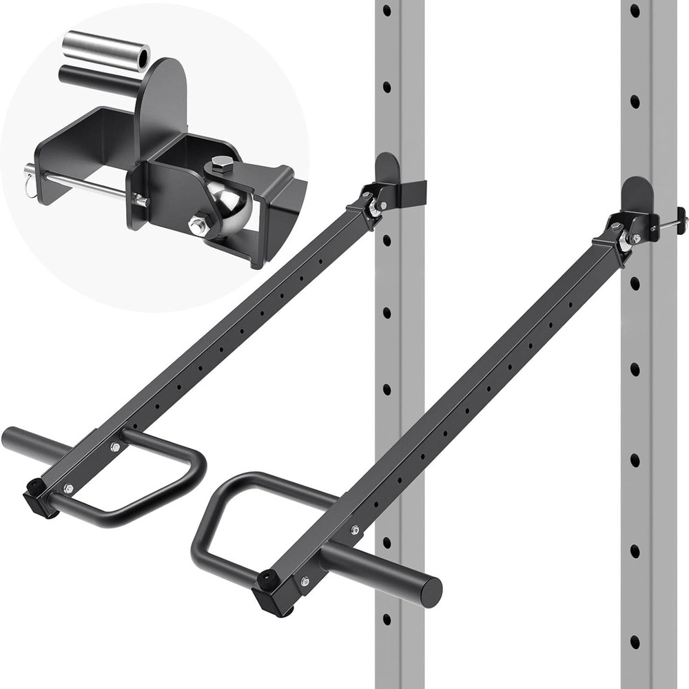 Versatile Adjustable Lever Arms for Power Racks - Perfect for Strength Training