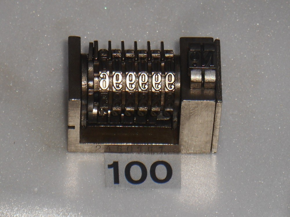 LEIBINGER |  letterpress Reverse numbering machine | 100