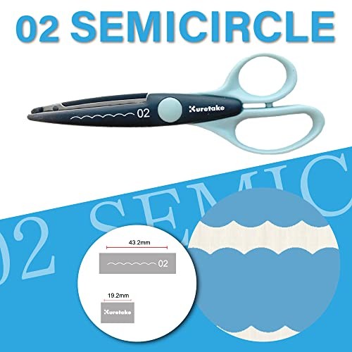 Kuretake Craft Scissors, Semicircle