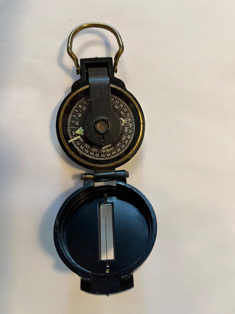 Vintage Engineer Directional Lensatic Compass 12 BX