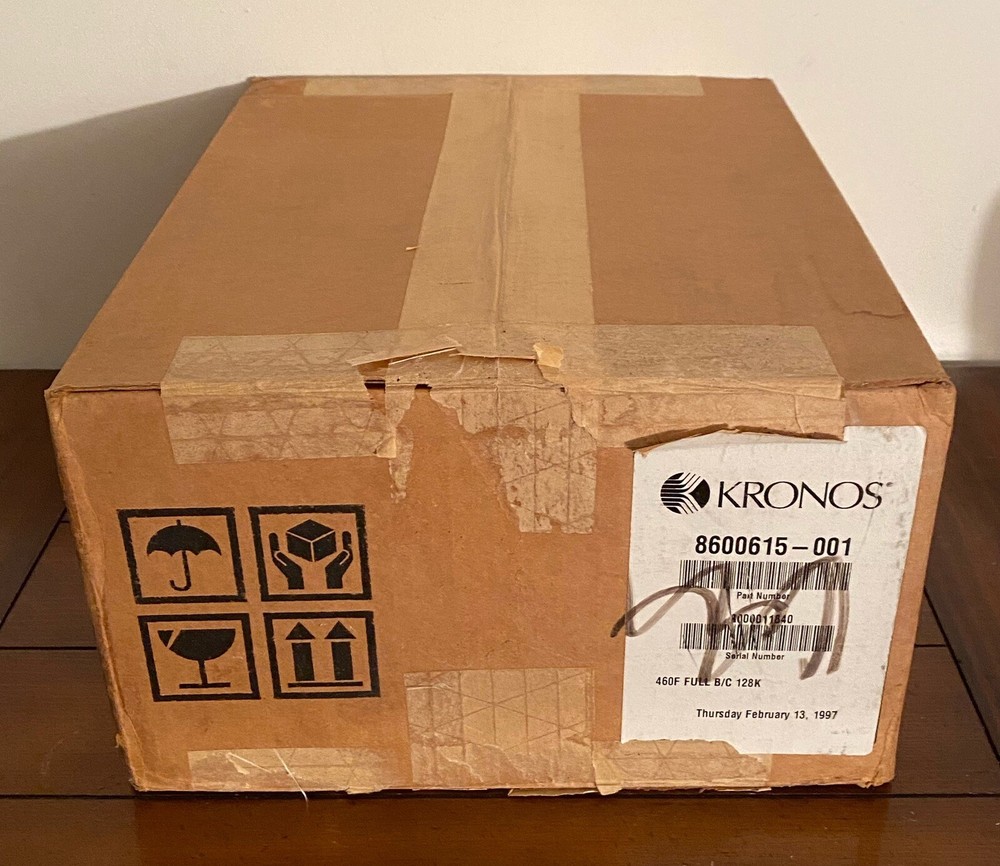 New Kronos Time Keeper Series 400 Model 460f Mint In Box Complete