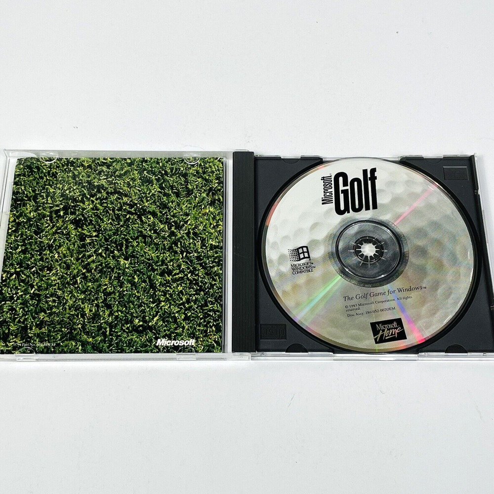 Microsoft Golf Multi-Media Edition PC CD-ROM Software Video Game