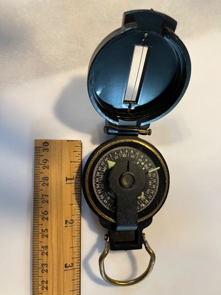 Vintage Engineer Directional Lensatic Compass 12 BX