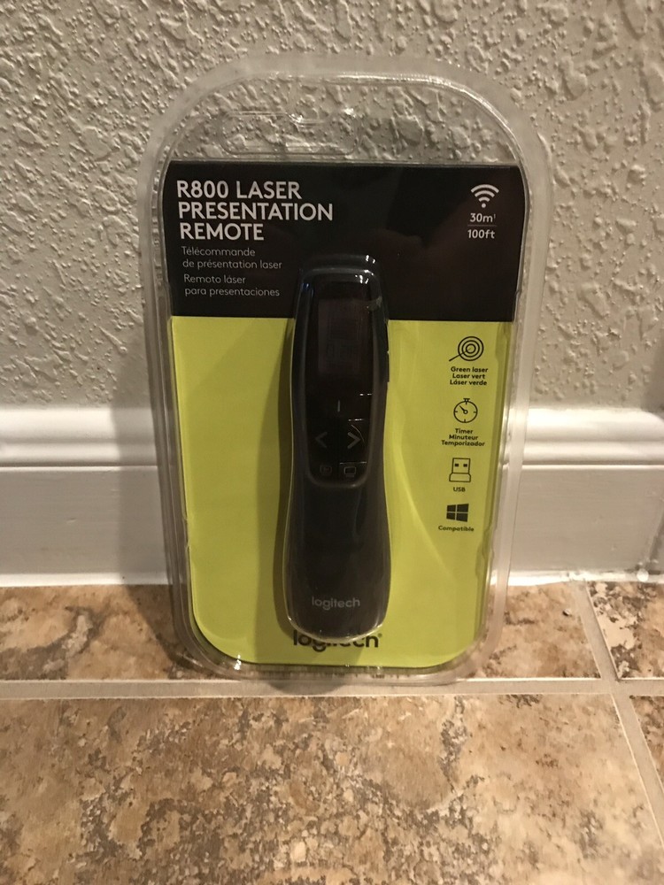 OEM Logitech Professional R800 Presentation Wireless Presenter Remote New Sealed