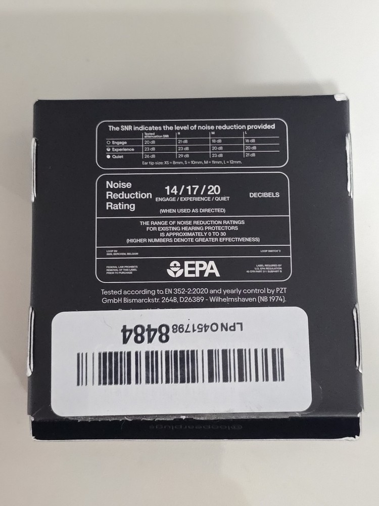 NEW Loop Switch 2 - Gold – 3 Mode Earplugs