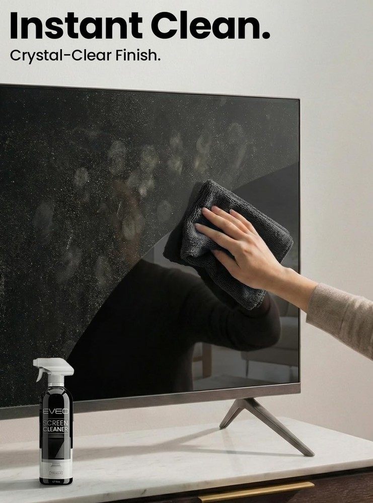 Versatile Screen Cleaning Kit - Safe for TVs, Monitors & Tablets - 1 Pack