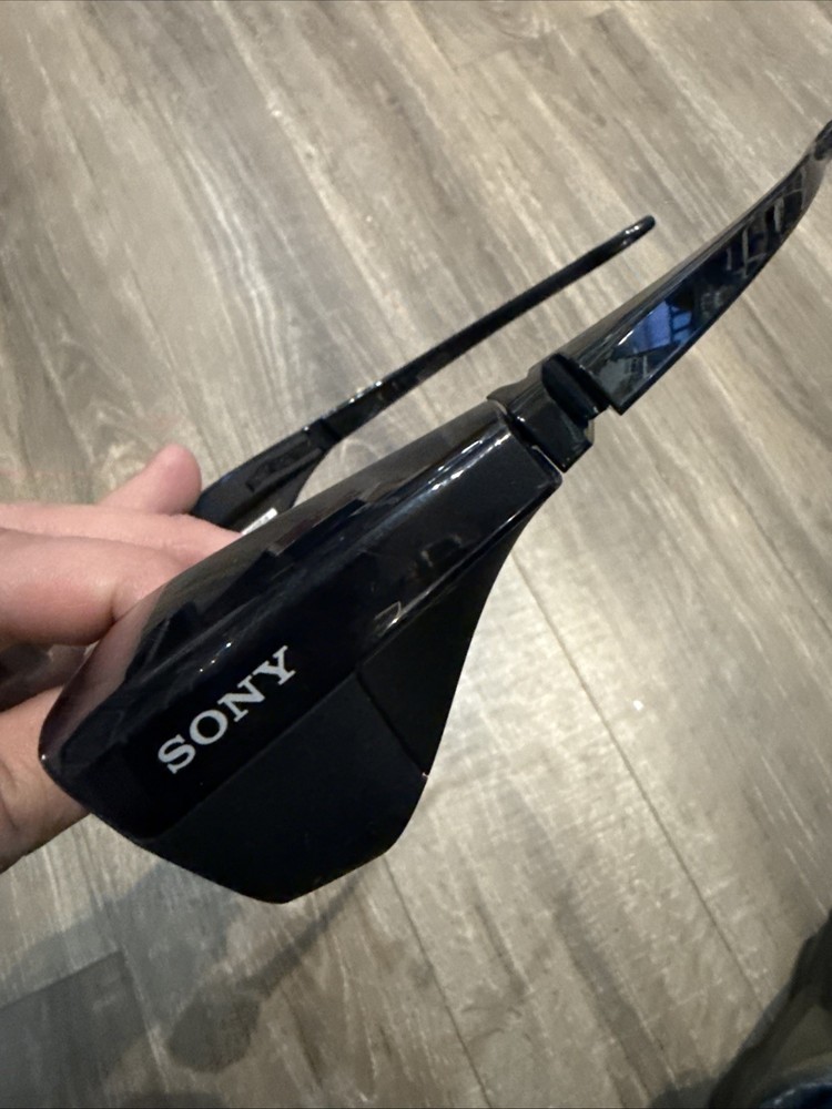 Sony Black TDG-BR100 Rechargeable Shutter Type Active Wearable Tech 3D Glasses