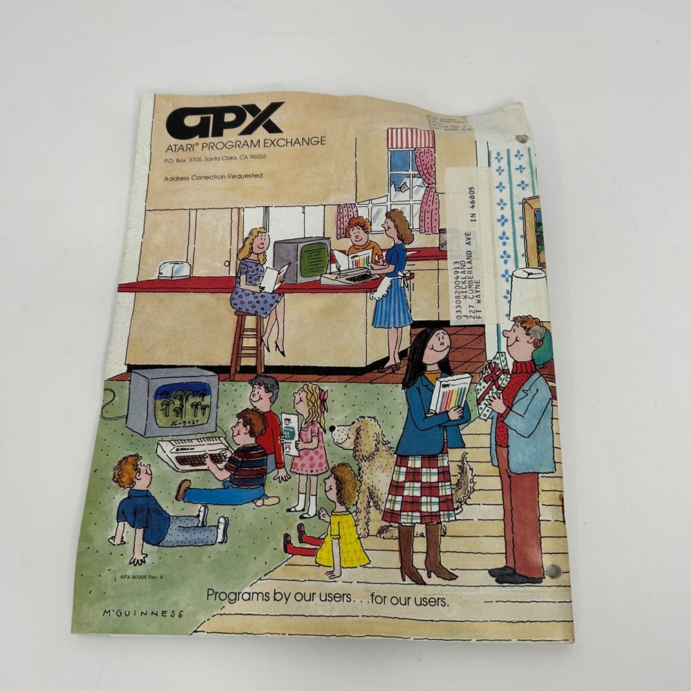 Atari Program Exchange Winter 1982-1983 Software Catalog APX