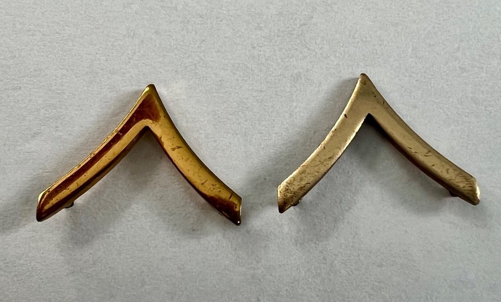 Private (E2) Rank Collar Insignia US Army