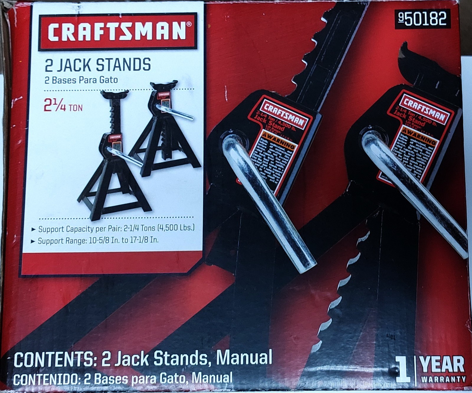 Craftsman Jack Stands 2-1/4 Ton Capacity per pair