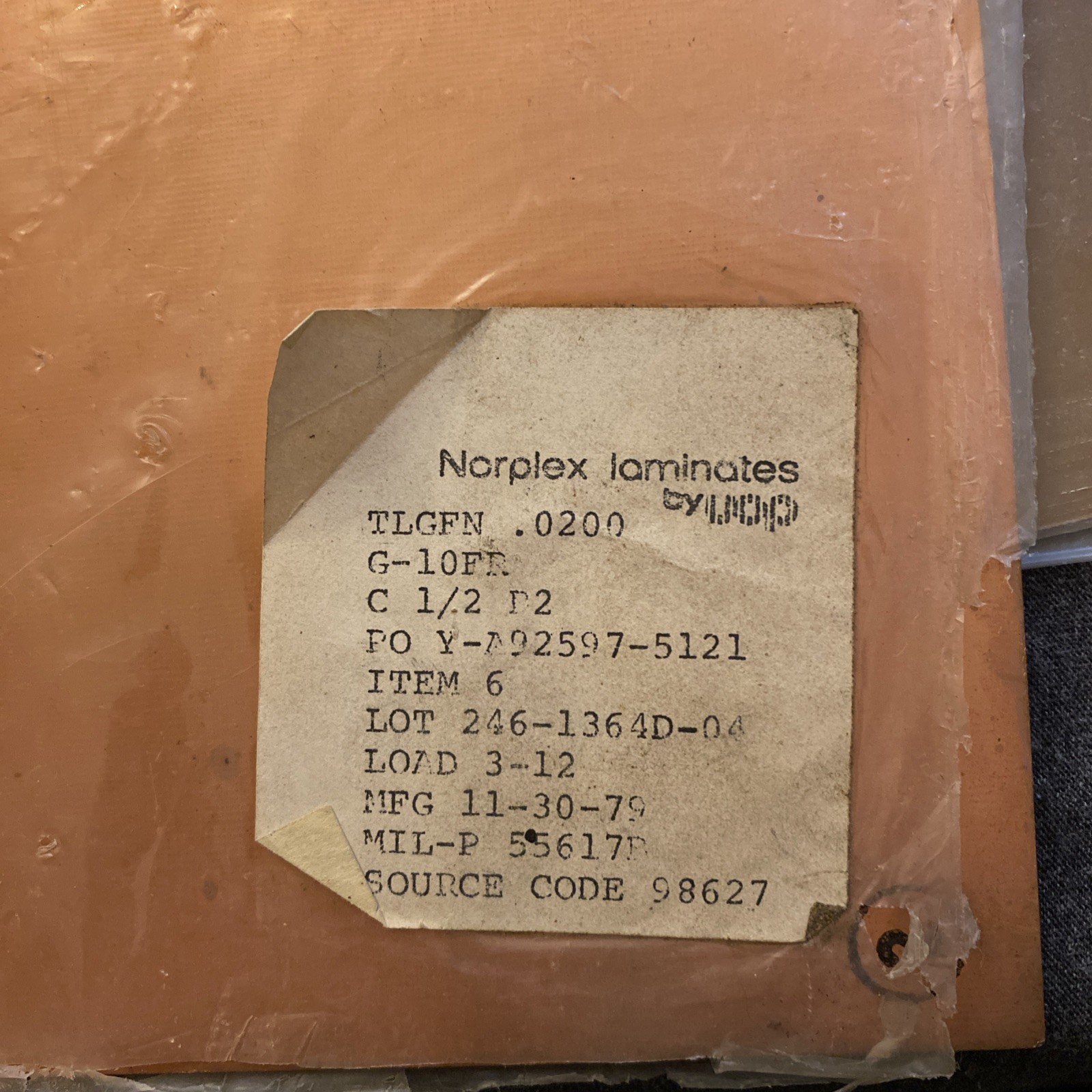 Vintage Copper Metal Sheets Crafts 3 Pieces