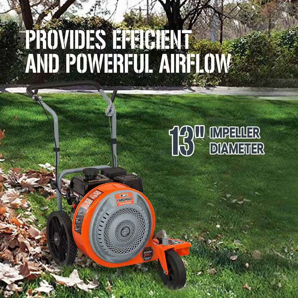 150 MPH 1200 CFM 209Cc Walk-Behind Leaf Blower