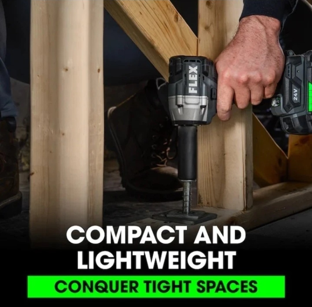 FLEX 1/2" Compact Impact Wrench 450ft-lbs Torque - (Tool Only) FX1431-Z