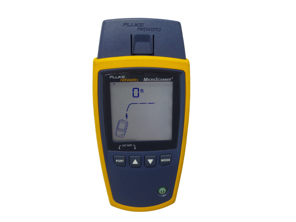 Fluke Networks MicroScanner2 MS2-KIT Cable Verifier Kit Remote ID with Case