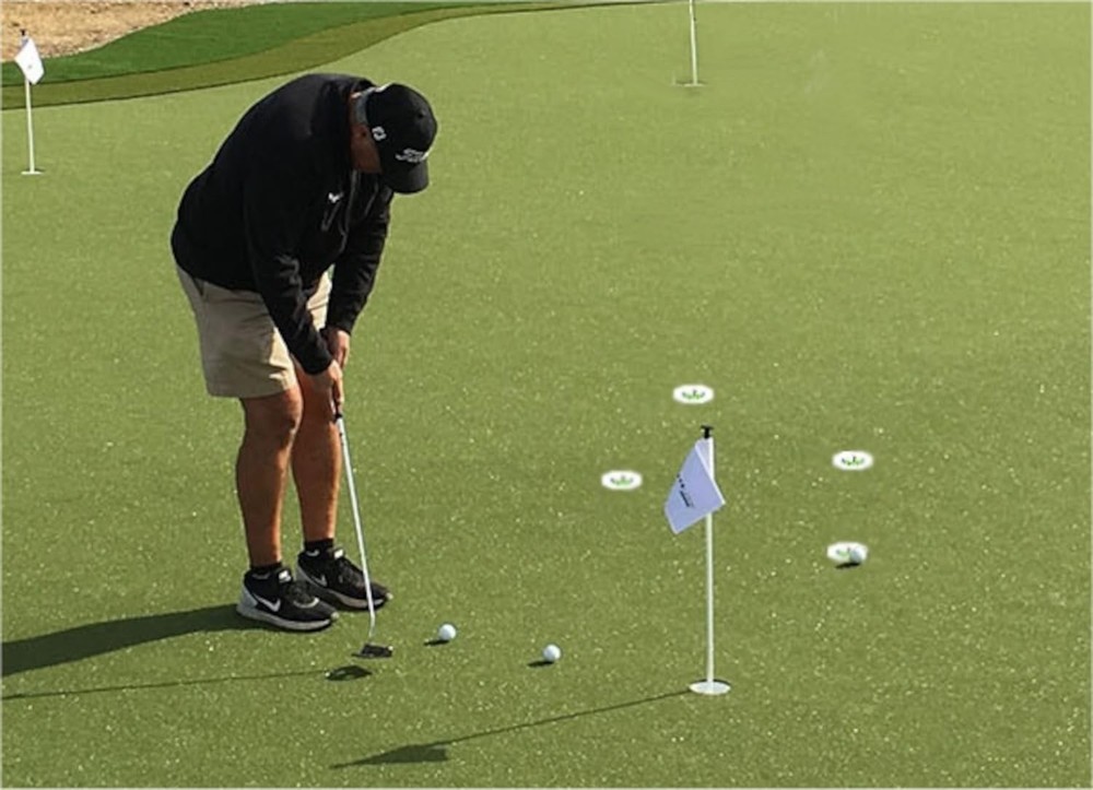 Putting Discs 4-Pack, Stocking Stuffer for Golfers, Golf Training Disk Access...