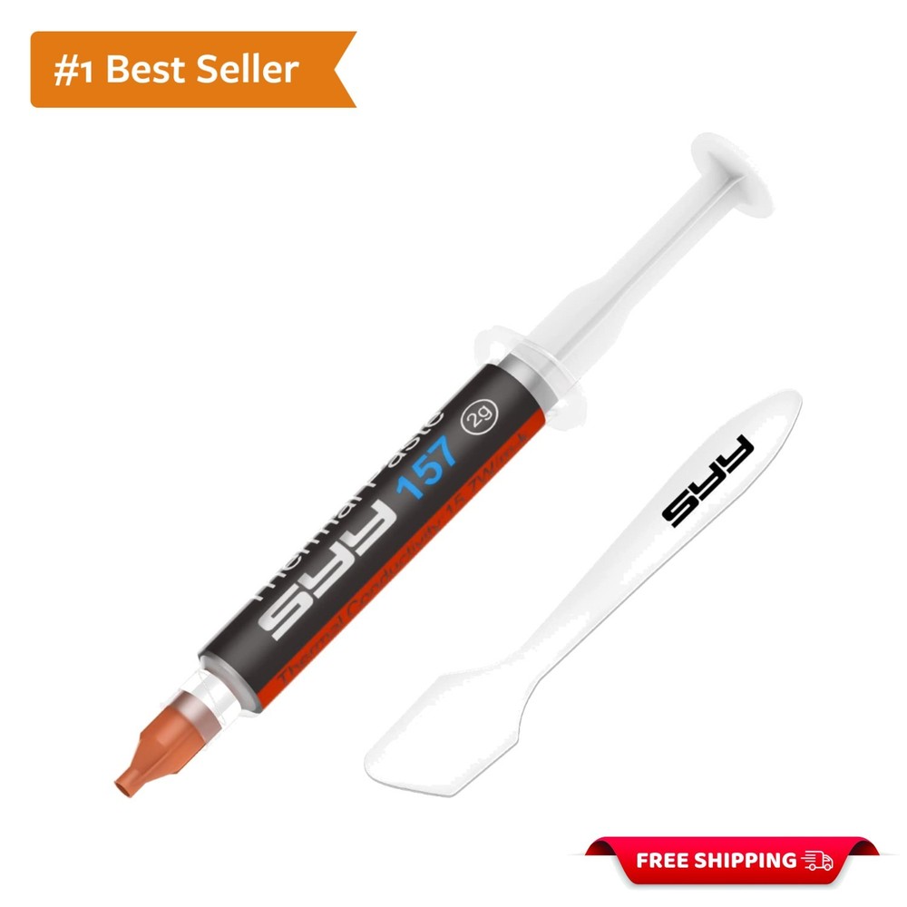 High-Performance 2g Thermal Compound - Ideal for CPUs, GPUs & Easy Application