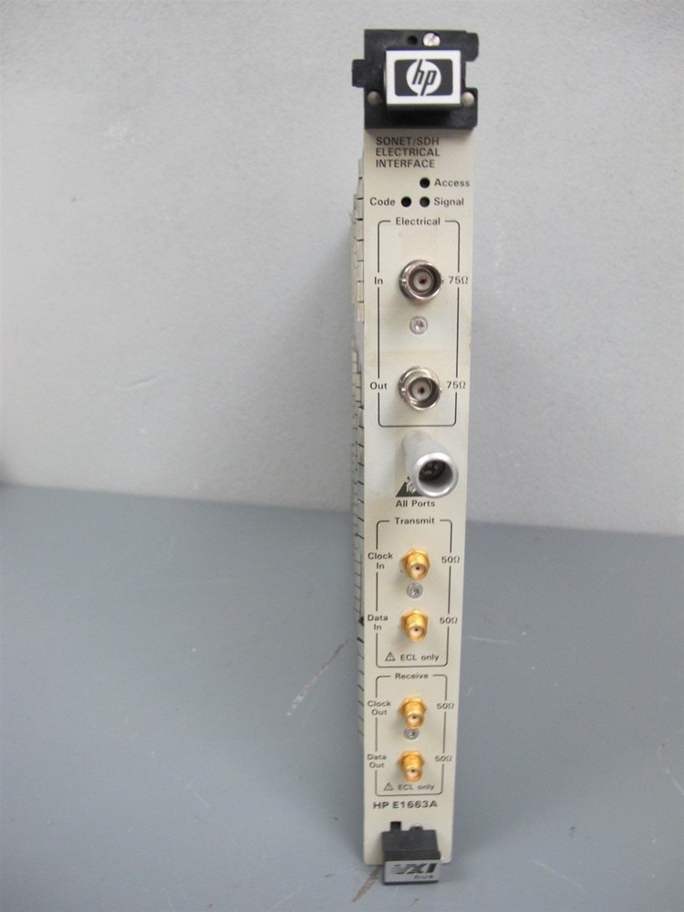 HP Agilent E1663A Sonet/SDH Electrical Interface VXI Module