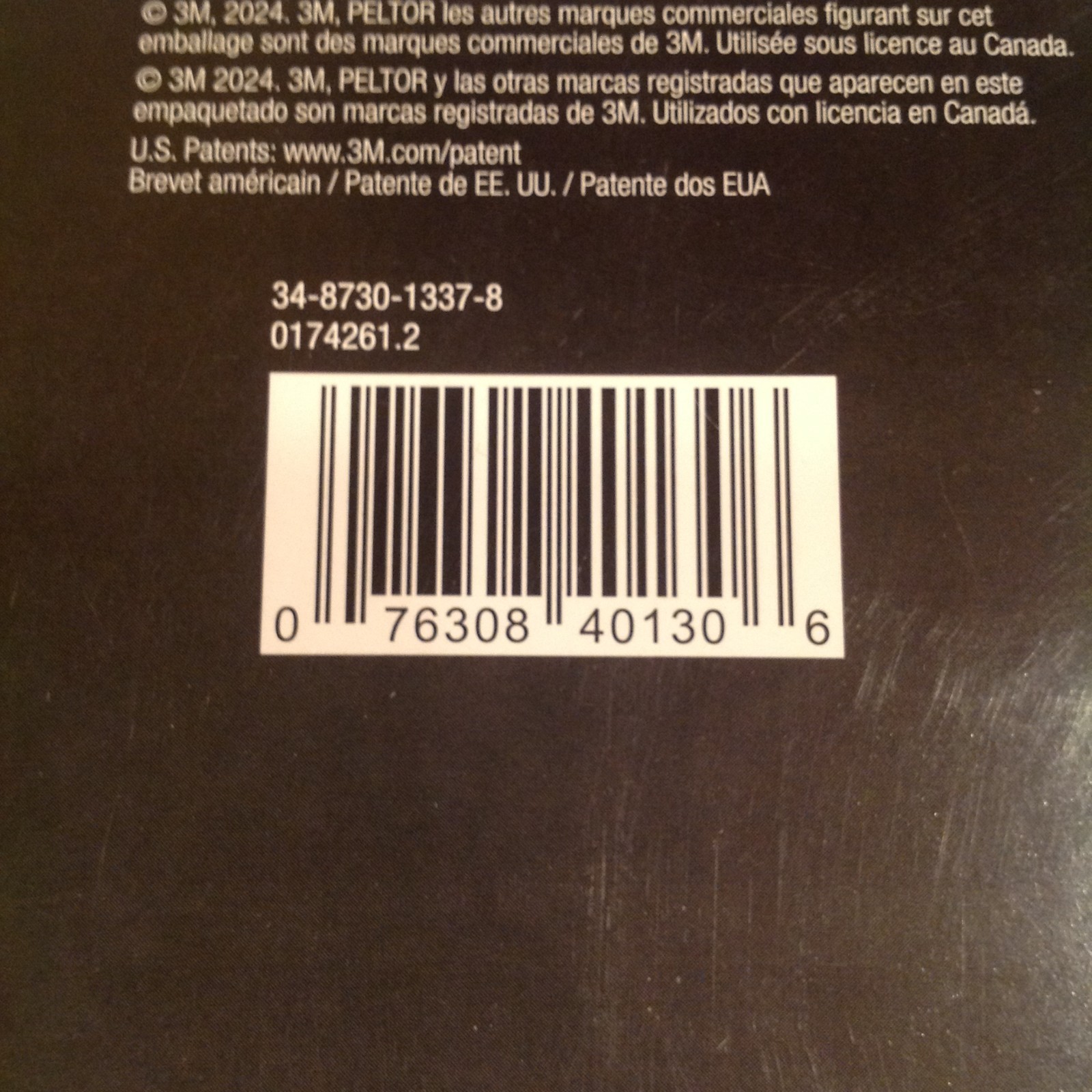 3M Peltor X1 Series Hard Hat Attached Ear Muffs X1P3E Cap Mount NRR 21dB Black