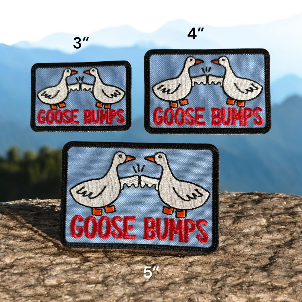 Goose Bumps Embroidery Patch Multi Sizes
