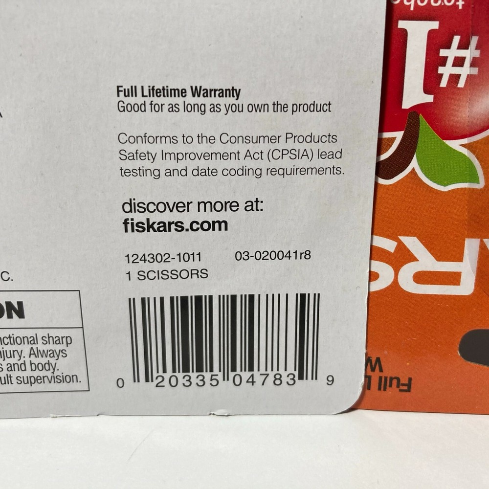 Fiskars Scissors 3 Pairs Pointed Tip Blue Space Planets Non Stick Coating 5"