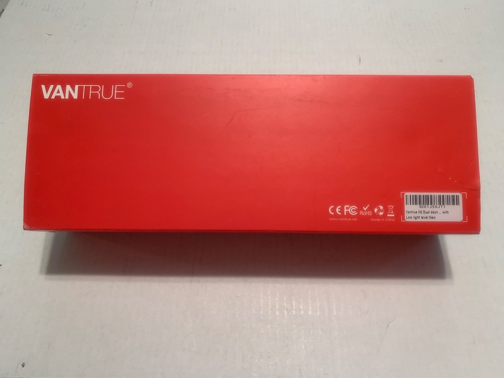 VanTrue Dual DashCam N3,Touch Screen,Night Vision Tech,Smart Gesture Recognition