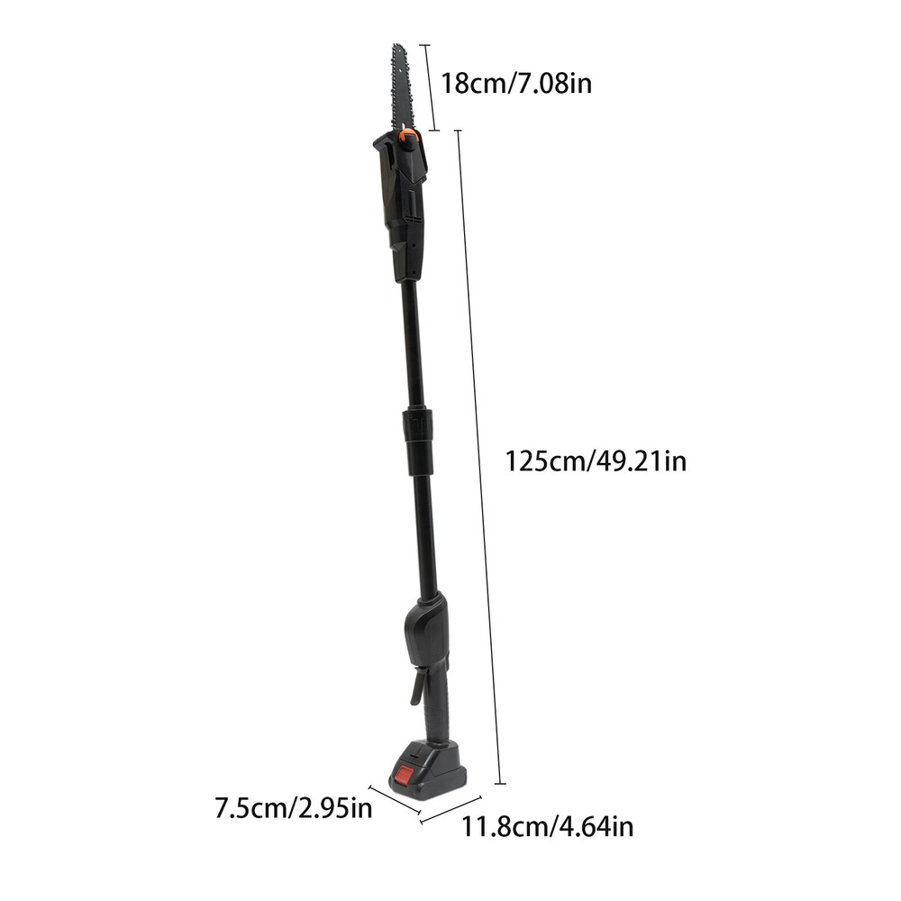 Cordless Battery Pole Chain Saw Electric Extendable Chainsaw Tree Pruner Trimmer