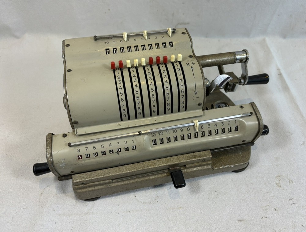Vintage Odhner Arithmometer Calculating Machine Circa 1920 Antique Collection