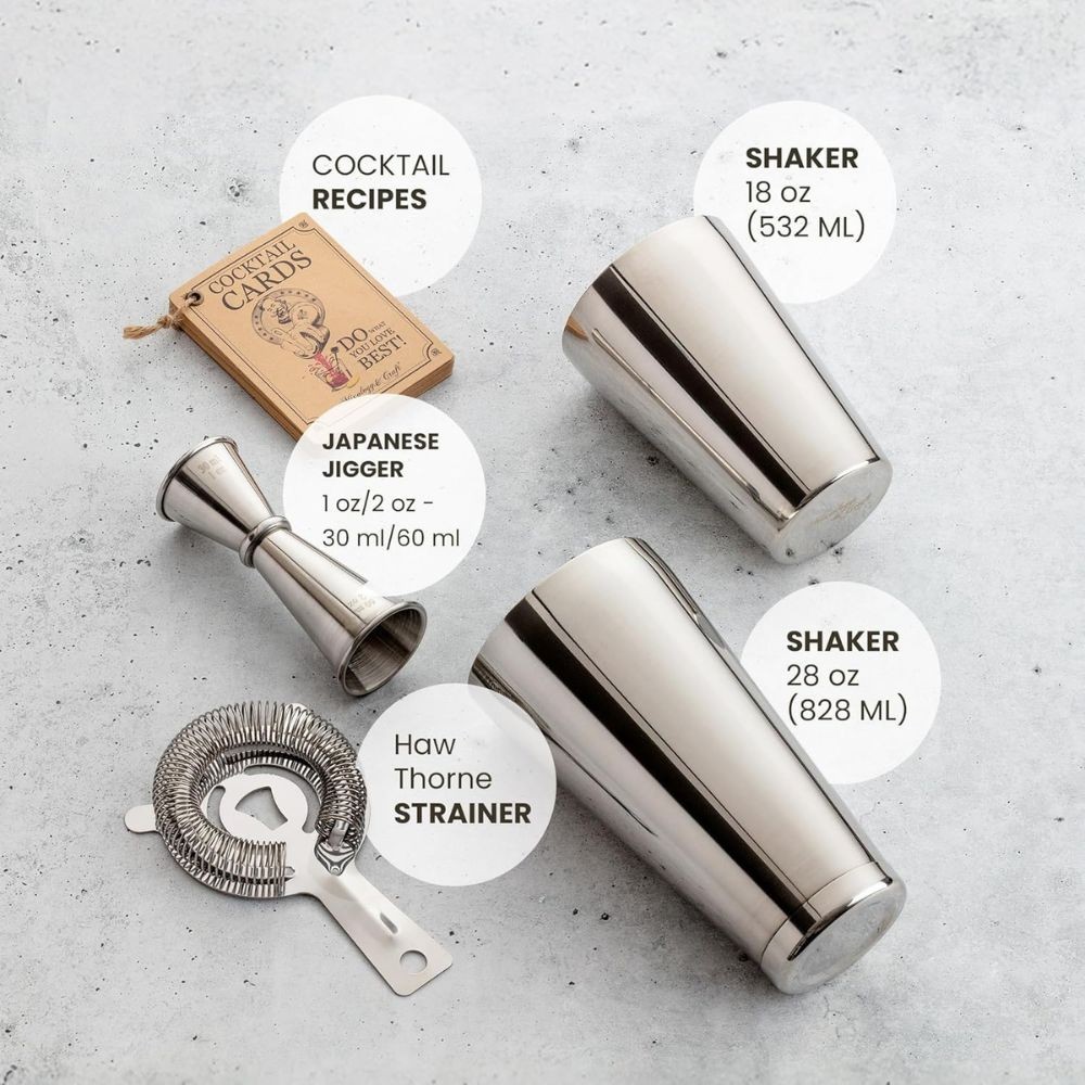 Mixology Cocktail Shaker Set