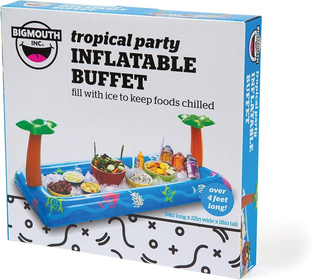 54" Palm Tree Tropical Party Inflatable Buffet