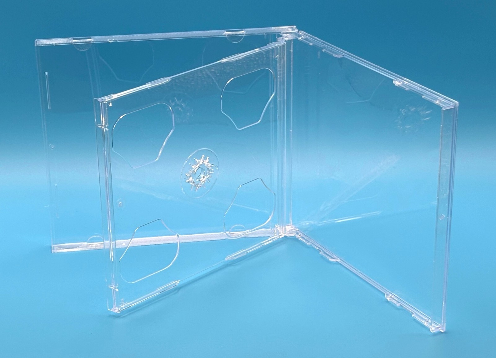 Double Disc Jewel Cases for Sega Dreamcast, Playstation 1, 14mm Standard. NEW