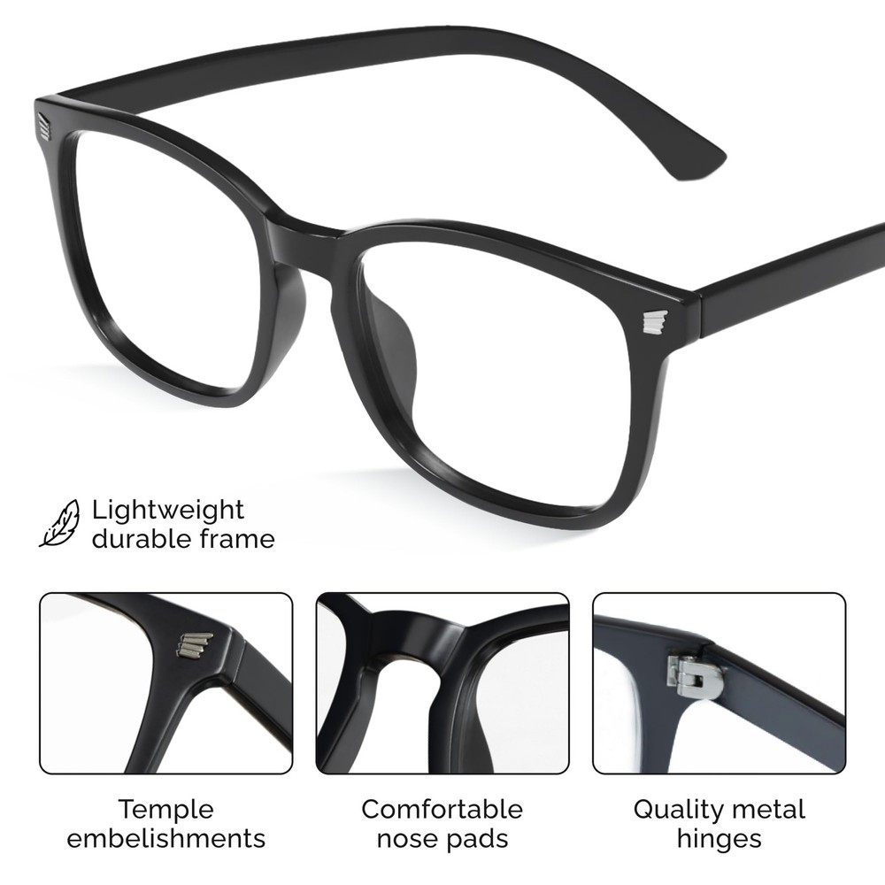 High Tech Blue Light Glasses Advanced Blue Light Blocking Computer Glasses ...