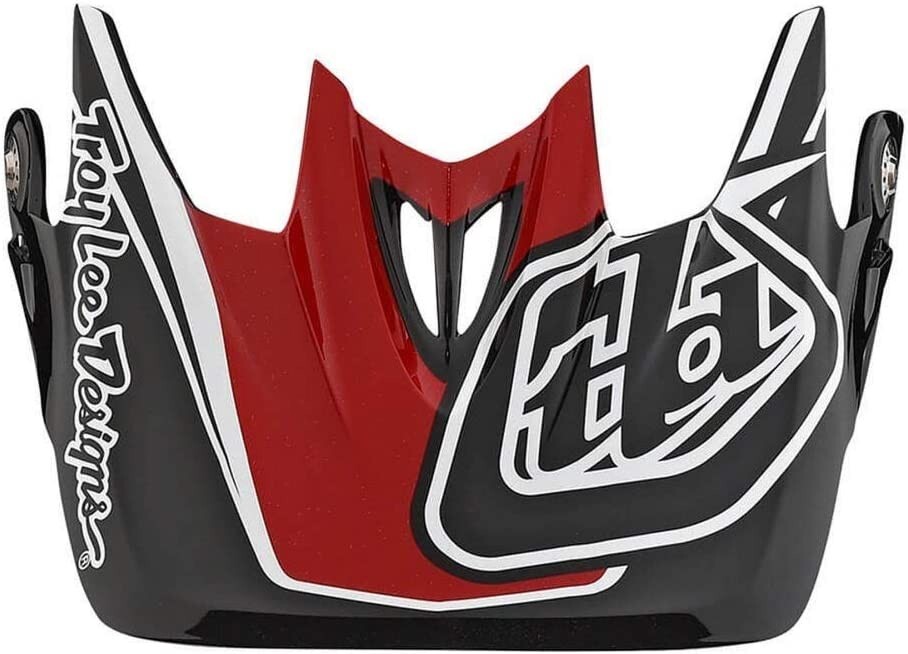 Troy Lee Designs TLD D3 Helmet Replacement Visor Peak Mirage Red