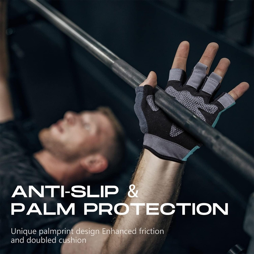 Multi-Functional Breathable Training Gloves for Weightlifting & Workouts - Large