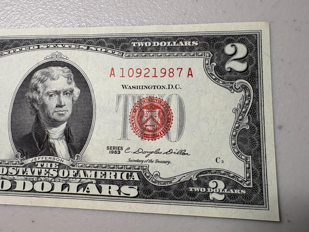 1963 $2 U.S. Note Choice AU Condition SKU#38671