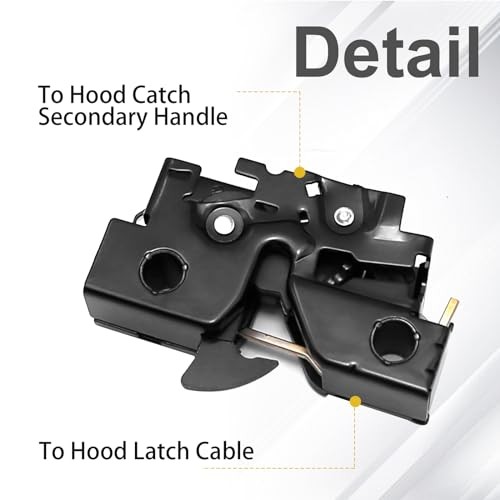 Front Lower Engine Hood Latch Lock Catch Car Engine Hood Latch Replacement for