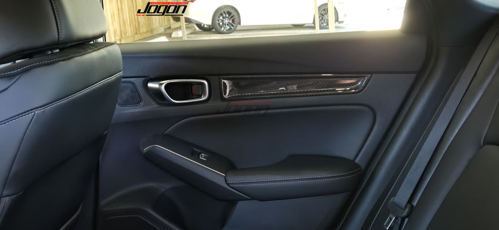 Dry Carbon Front Rear Door Handle Panel Trim For Acura Integra Type S A-Spec 23+