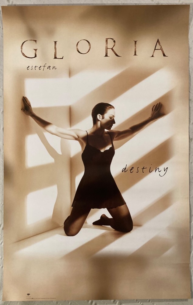 Gloria Estefan 1996 Matte Promo Poster Destiny Slightly Heavy Stock L