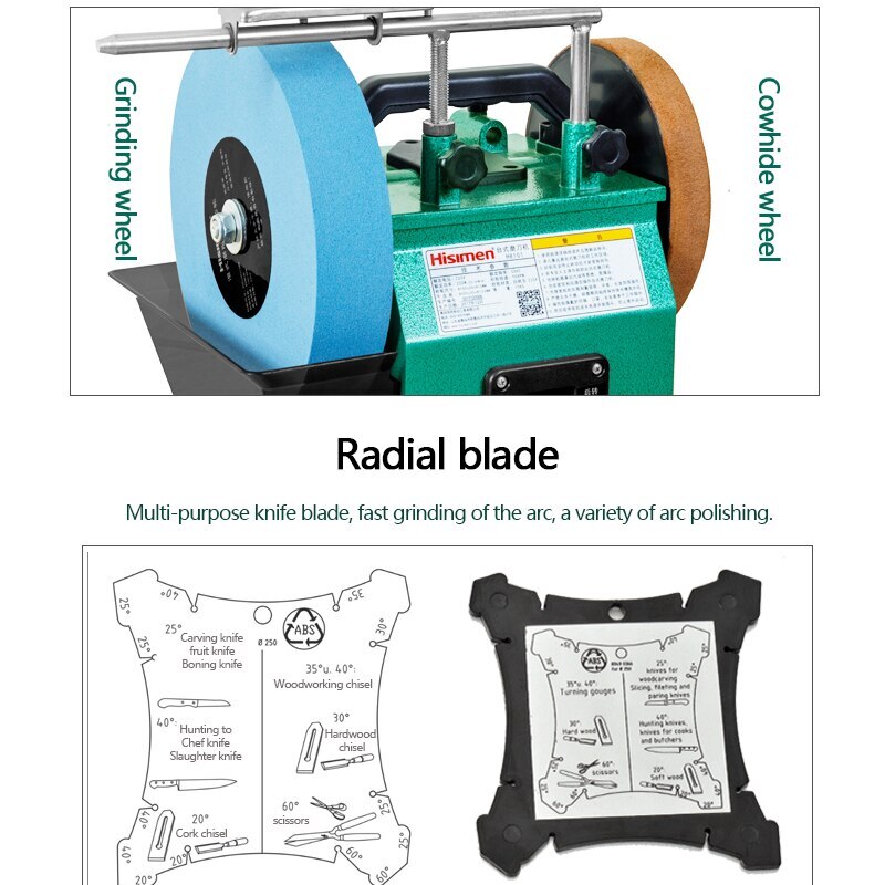 10 Inch Low Speed Water-Cooled Sharpener Machine Desktop Grinder Machine