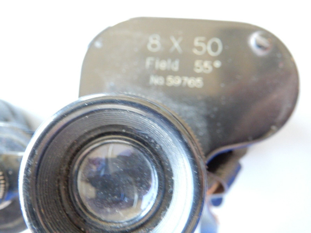 Super Zenith 8 x 50 Binoculars in leather case