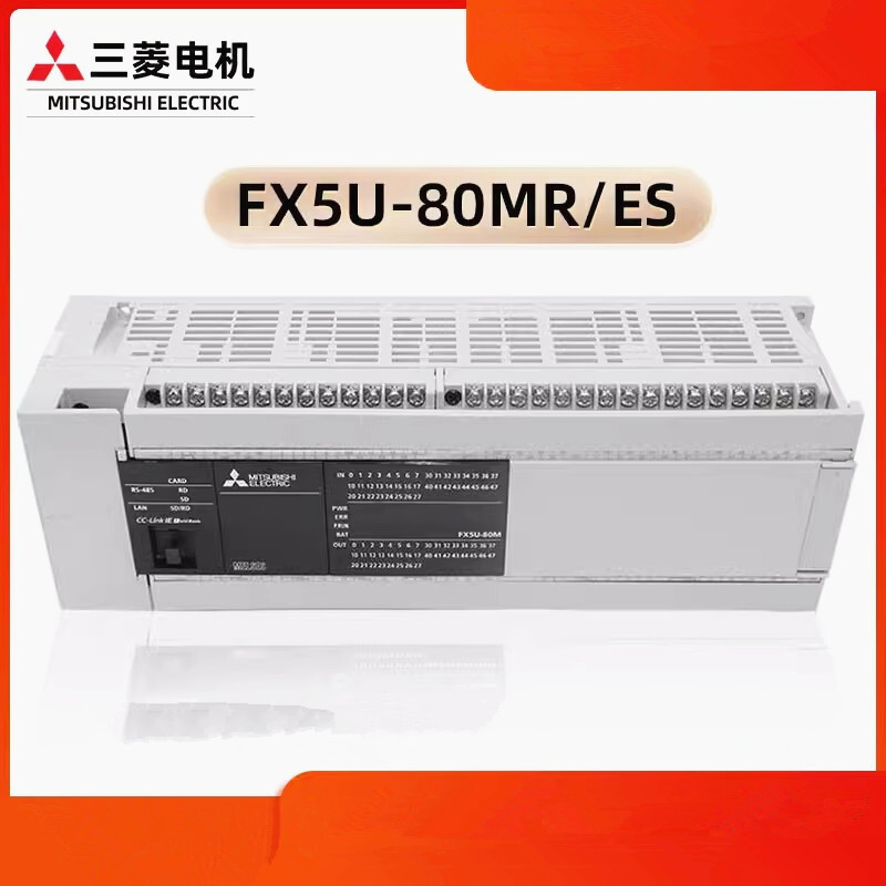 1pcs Mitsubishi PLC Module FX5U-80MR/ES