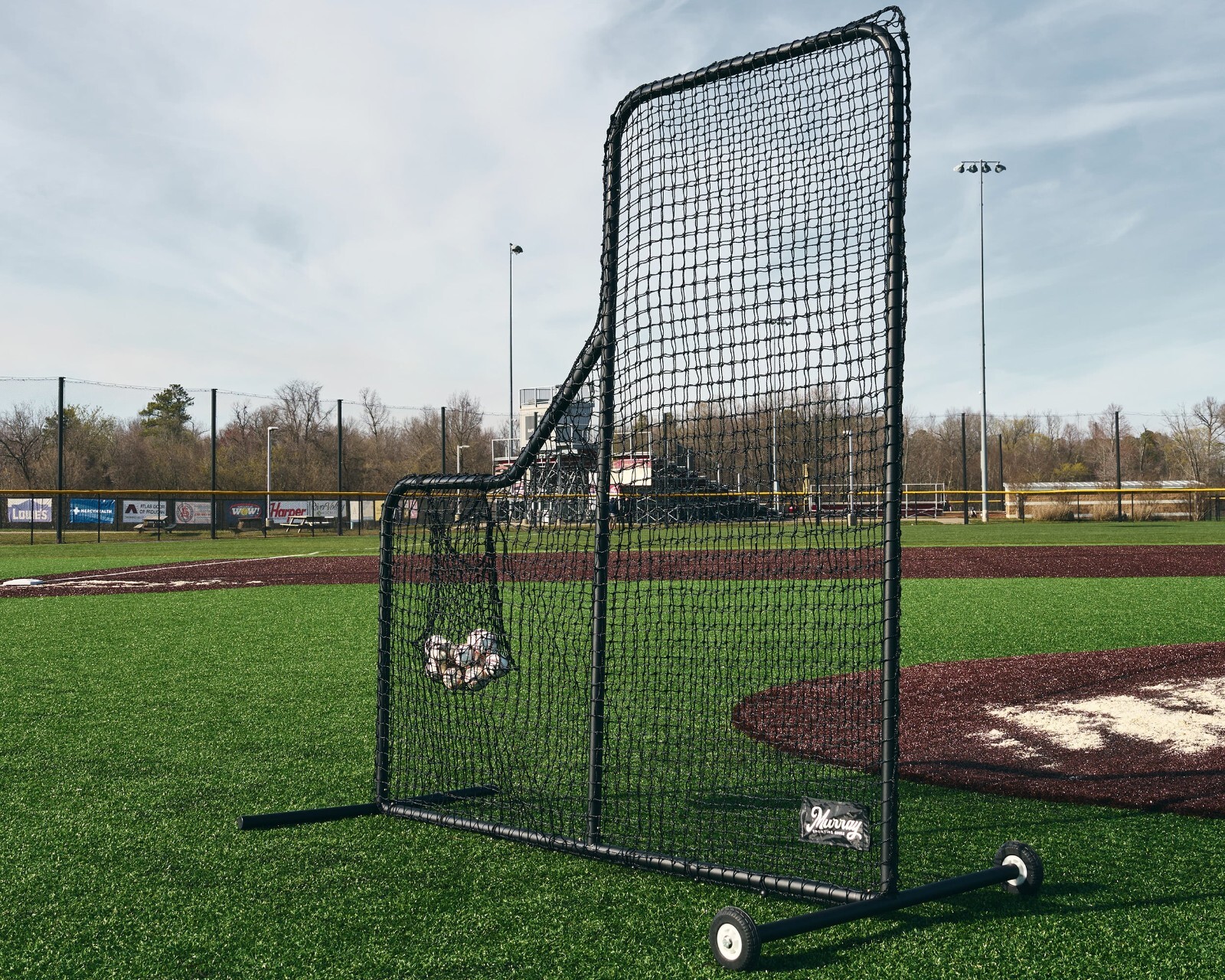 Murray Sporting Goods Baseball Batting L-Screen Protective Net - 7' x 7'