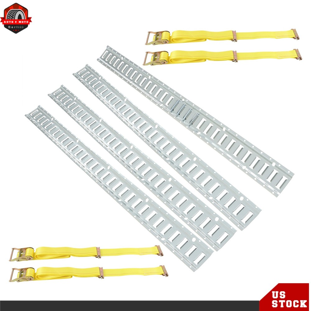 5' E Track Tie Down Enclosed Trailer 12 Pack Galvanized Secure Cargo Heavy Loads
