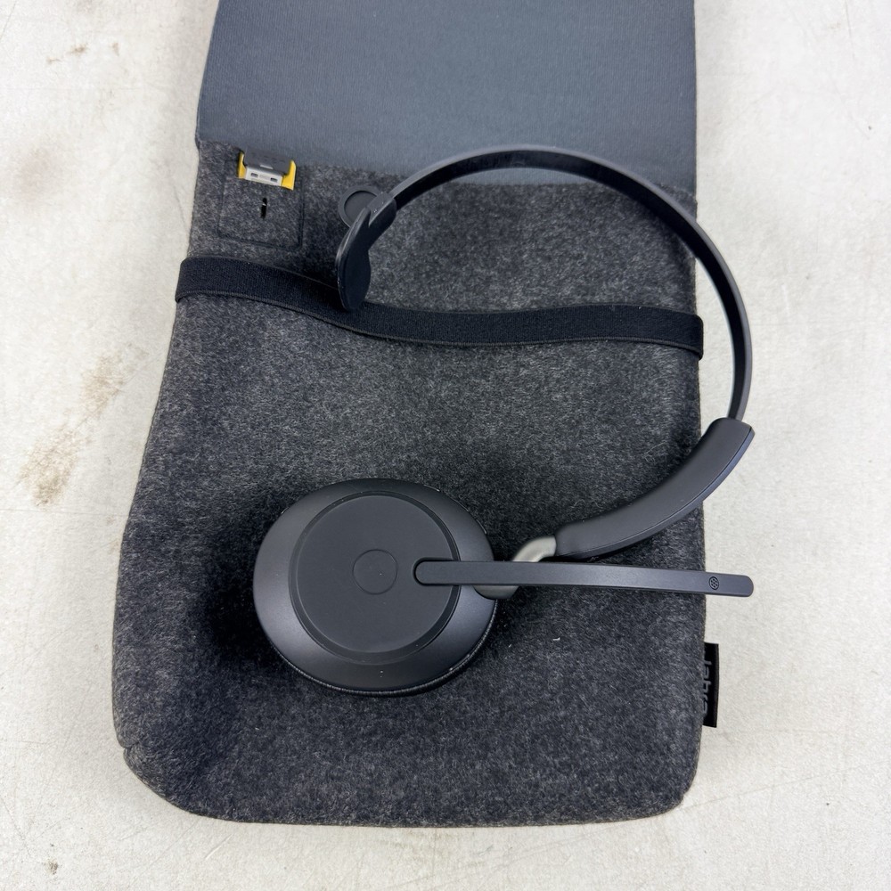 Jabra Evolve2 65 UC Wireless Headset ,Mono, Black – Wireless