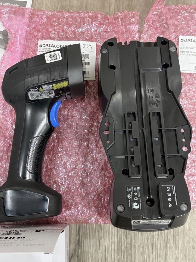 Datalogic PowerScan Wireless Barcode Scanner PBT9600 USB W/ Base BT 2D UHF RFID