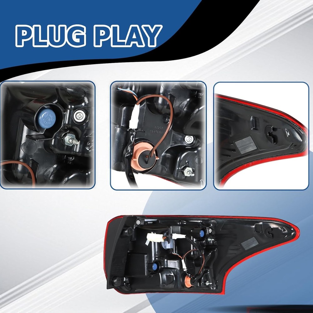 Left Side Outer Tail Light Assembly Replacement for Mitsubishi Outlander 2016