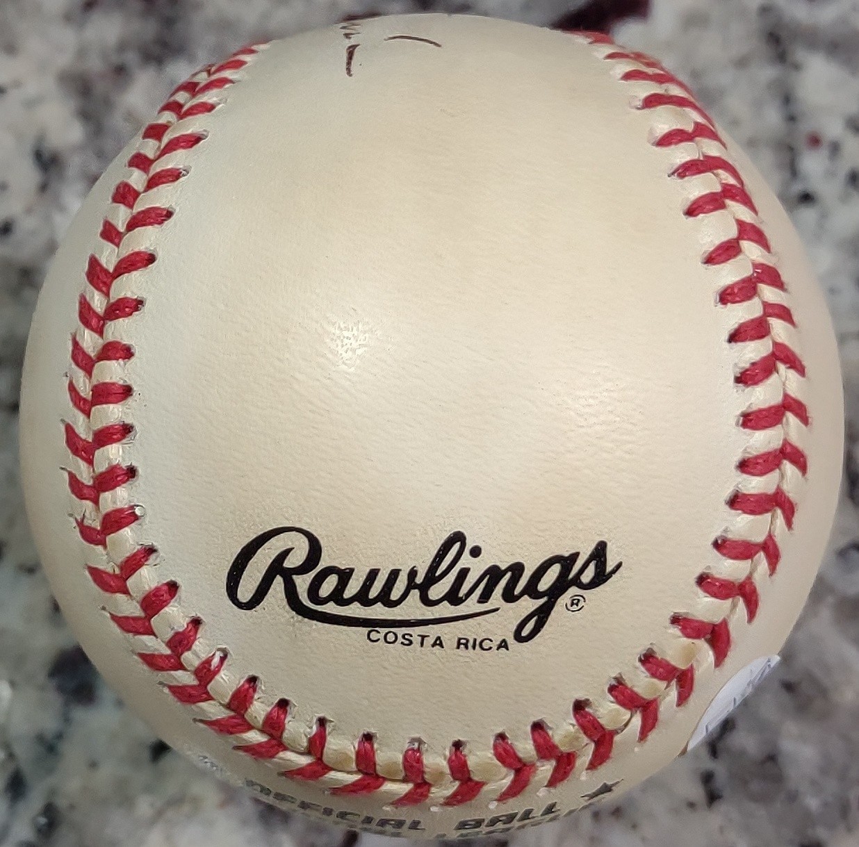 Warren Spahn Johnny Sain Signed Rawlings National League Baseball RONLB JSA COA